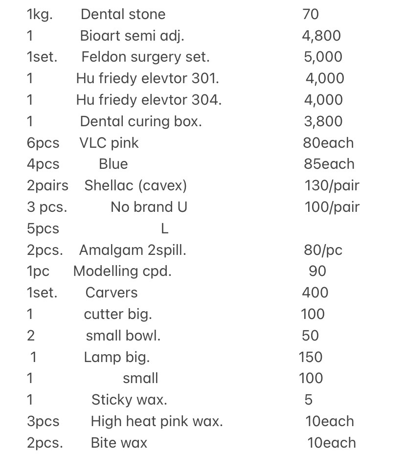 List of Dental materials on Carousell