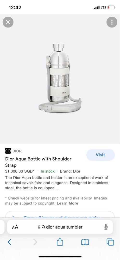 Dior Aqua Bottle with Shoulder Strap