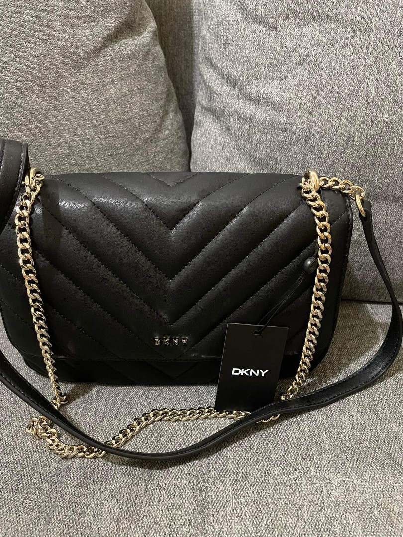 DKNY Seth Flap Vegan Leather Crossbody Bag