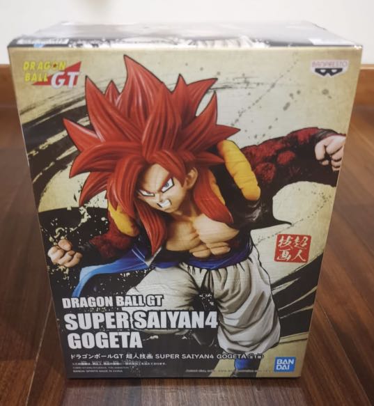 thumbnail image 2 of Banpresto Dragon Ball GT Ultimate Fusion Big Bang Kamehameha Super Saiyan 4 Gogeta Figure Red - US 2 of 9