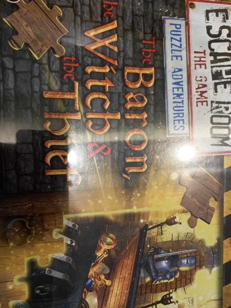 escape room baron witch thief, 興趣及遊戲, 玩具 & 遊戲類 Carousell