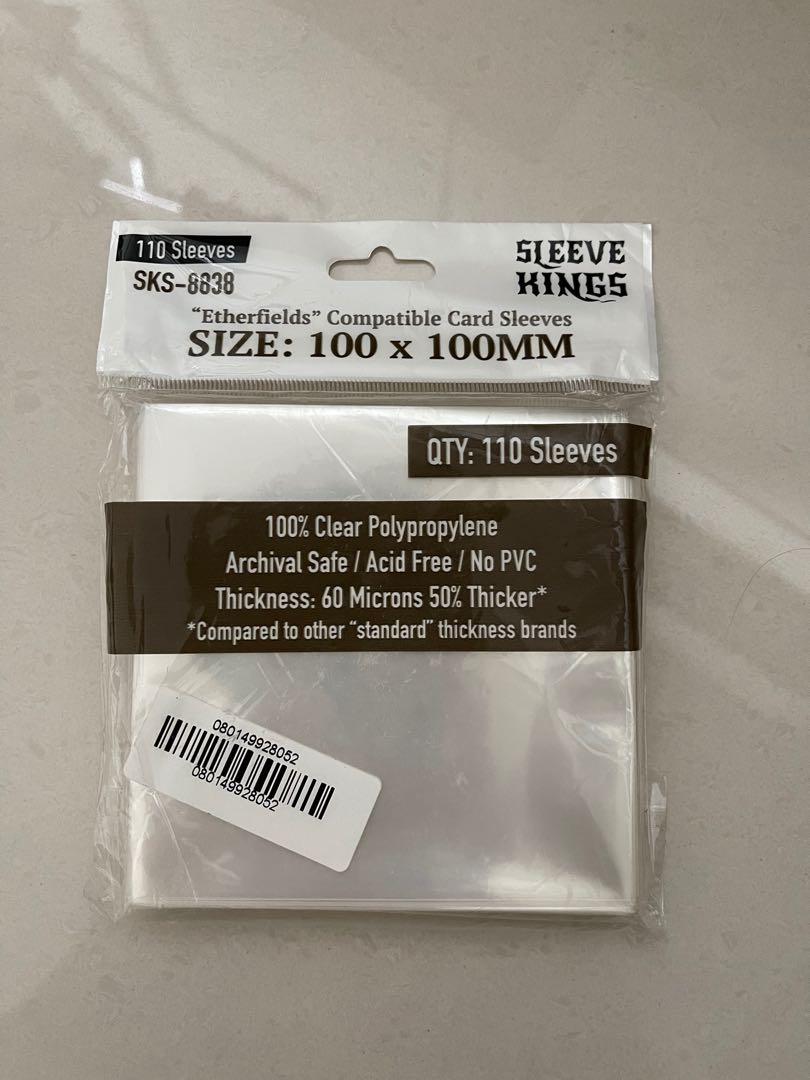 Etherfields sleeves 110 sleeve kings, Hobbies & Toys, Toys & Games on Carousell
