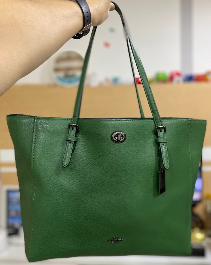 Coach turnlock tote 2025 sale