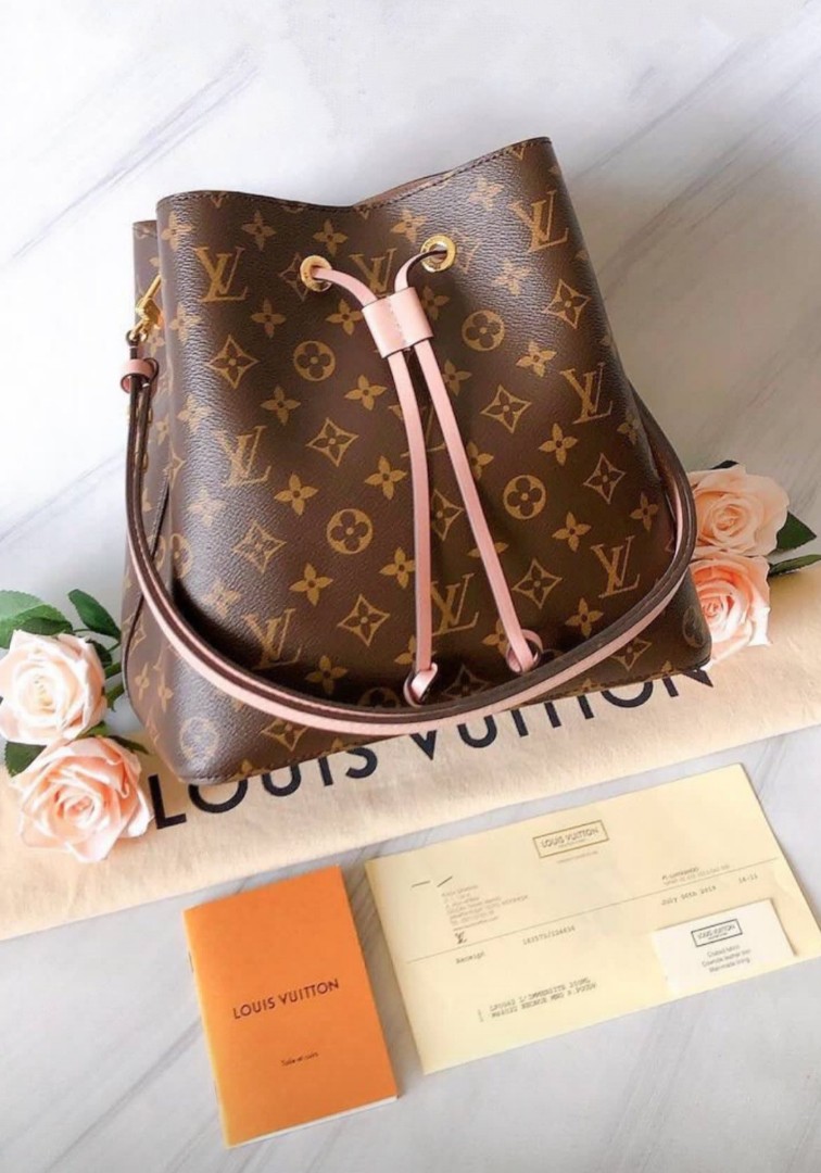 VGC LV Neo Noe Monogram Rose Poudre 2017 Complete with receipt IDR  12.650.000 #bagluxury_authentic