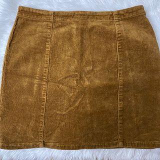 Forever 21 Corduroy Brown Skirt