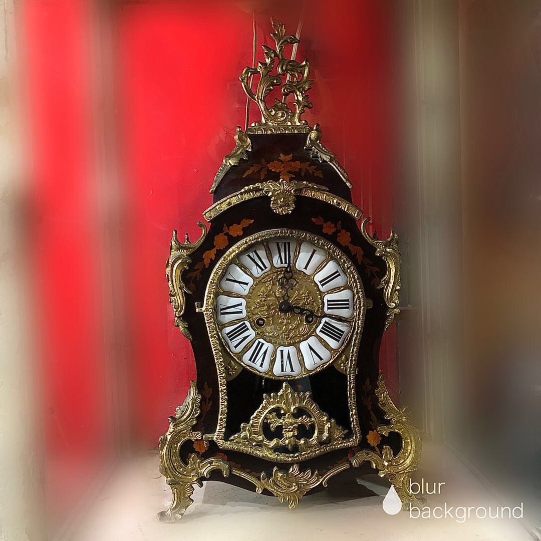 Italian Mantle Clock with Pedestal by Franz Hermle and Sons Germany