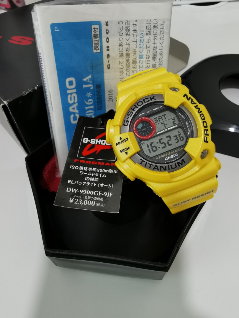 配送日指定可 【正規品】G-SHOCK 赤目蛙フロッグマン・エクストリーム2