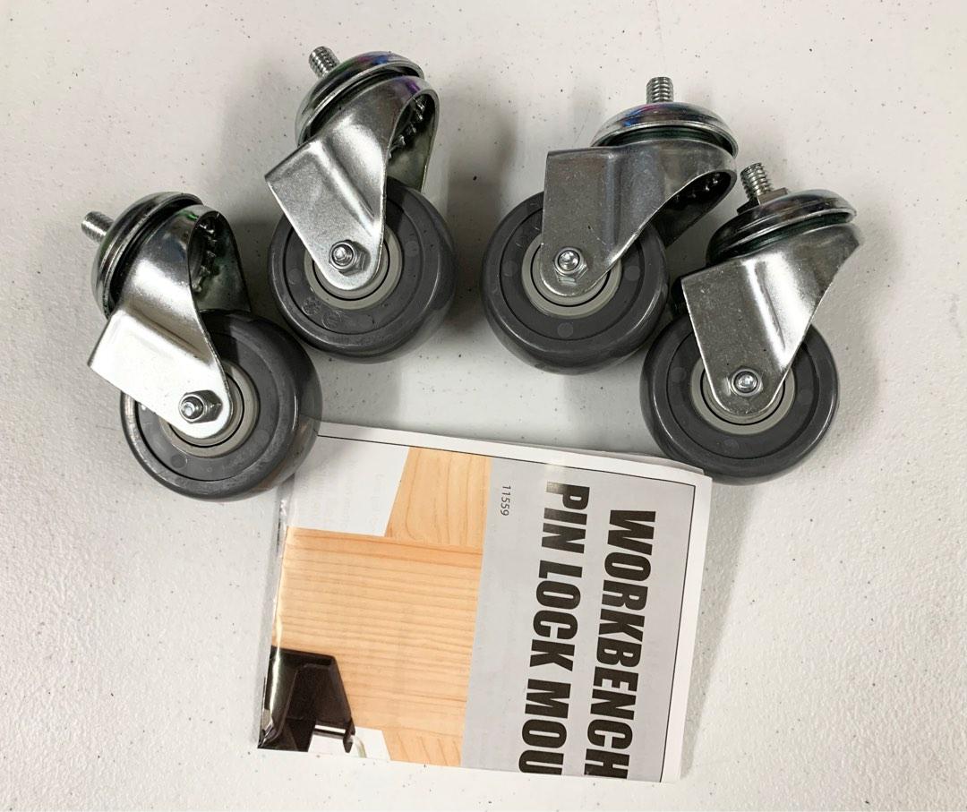Fulton Workbench Casters - 1159 (No mounting plates and hardware) (Category: Home Improvement Tools & Accessories) located in Pasay City. Submitted by jen.pen (Listing ID 1182174512, Image 3). Description: Fulton 11559 Workbench Casters (No mounting plates and hardware) Note: Does not include mounting plates and mounting hardware. Everything included is in the ad picture. .