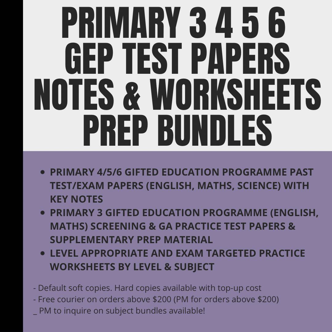 gep-gifted-education-programme-preparation-test-paper-bundles-primary-3-gep-math-english-ga