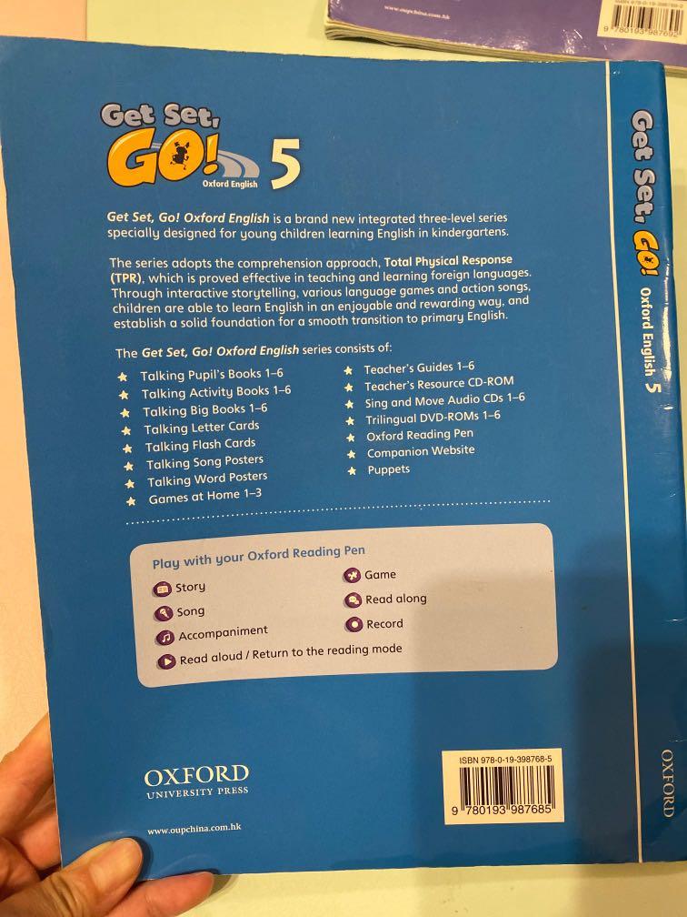 Get Set Go Oxford English 全套1-6册（牛津少兒啓蒙英語）可送3-6冊