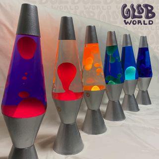 Glob World Lava Lamp Night Light Wax Desk Lamp