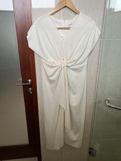 Goulding White Scuba Dress