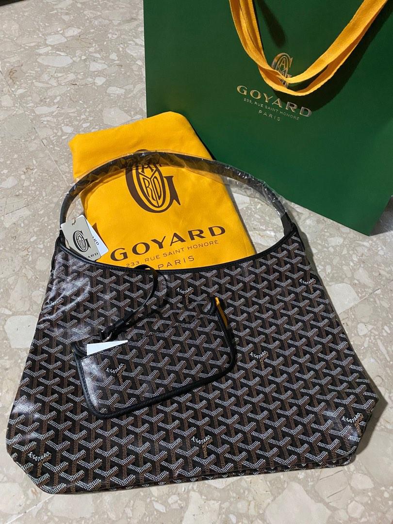 Authentic Brand New Goyard Boheme Hobo PM Bag Black