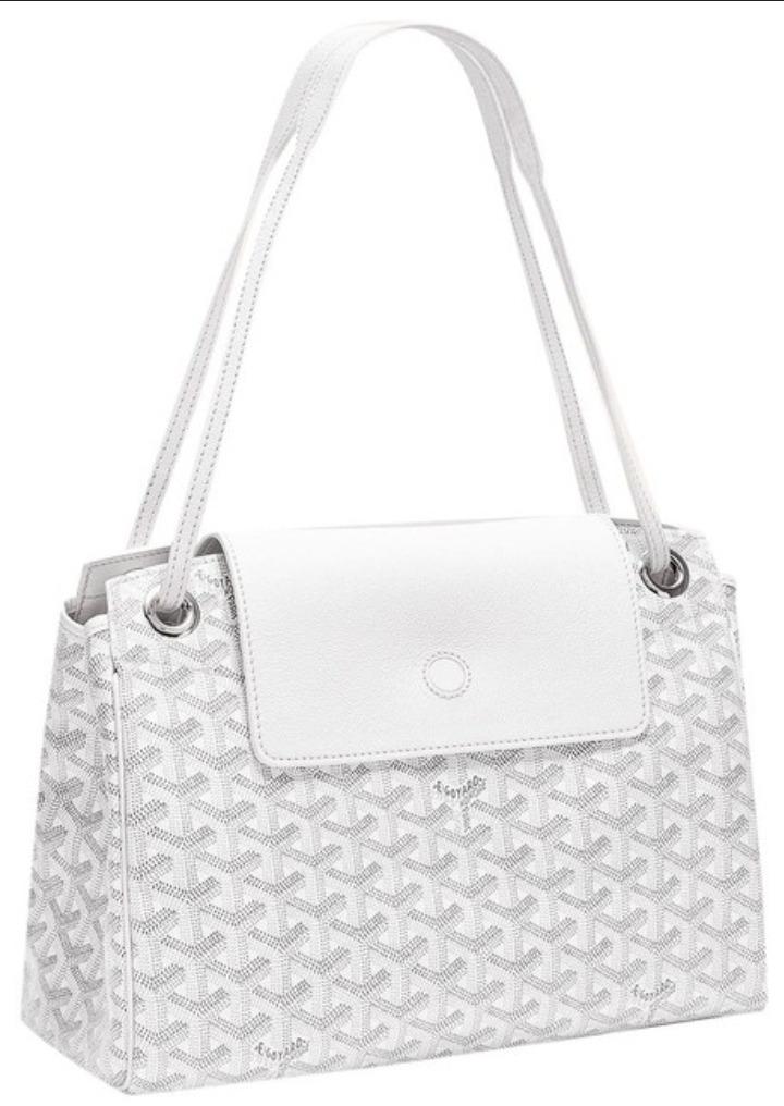 Goyard Goyardine Sac Rouette PM - White Shoulder Bags, Handbags - GOY30148