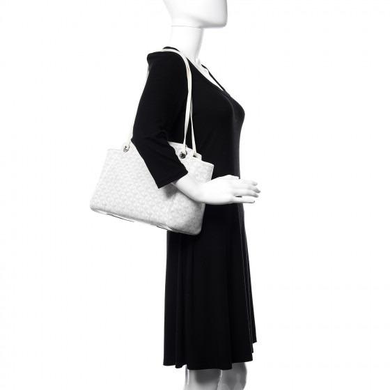 Goyard Rouette Structure PM Bag White Goyardine Palladium Hardware –  Madison Avenue Couture
