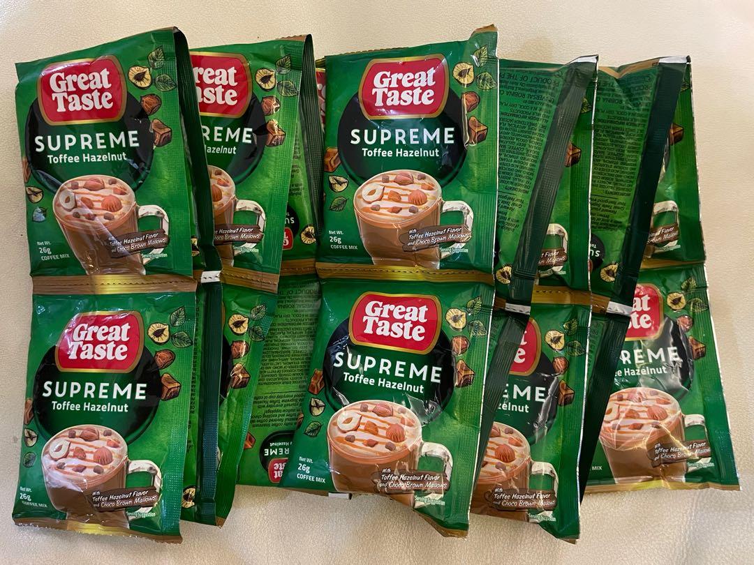 Great Taste Supreme Toffee Hazelnut (26g x 20), Food & Drinks