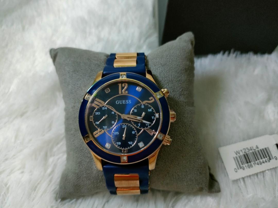 Guess W1234L4 Fesyen Wanita Jam Tangan di Carousell