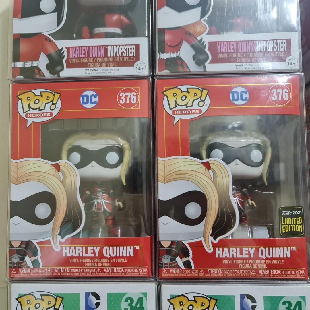 Funko DC Comics POP! Heroes Harley Quinn AS Robin Vinyl Figure 2019 LA  Comic CON Exclusive #290