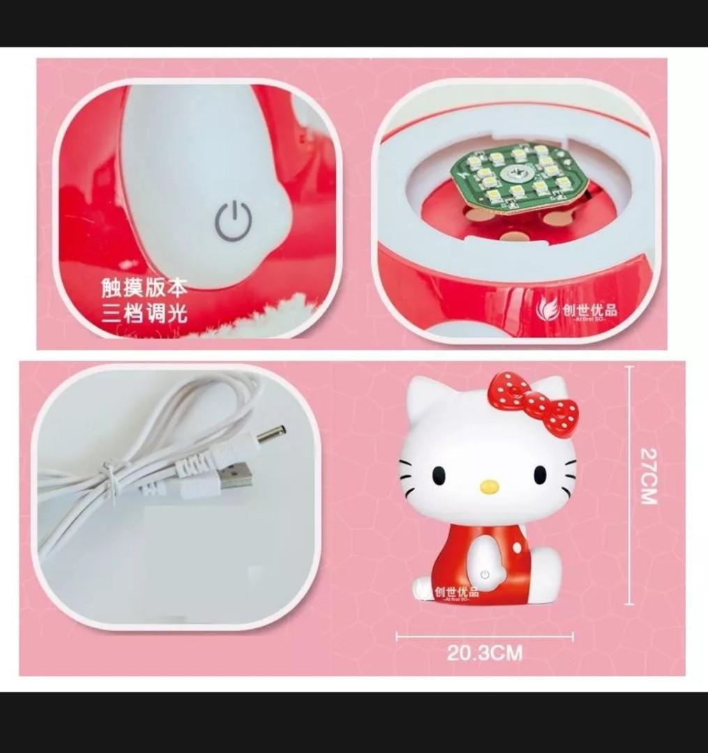 Hello Kitty USB Plug Night Lamp, Furniture & Home Living, Lighting