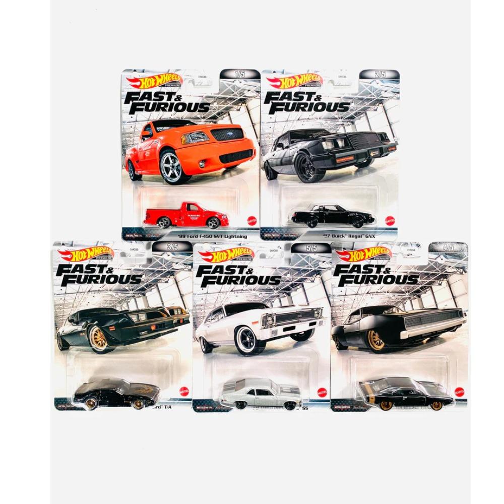 Hot Wheels 1/64 Scale Fast & Furious Retro Entertainment 2022 Case J