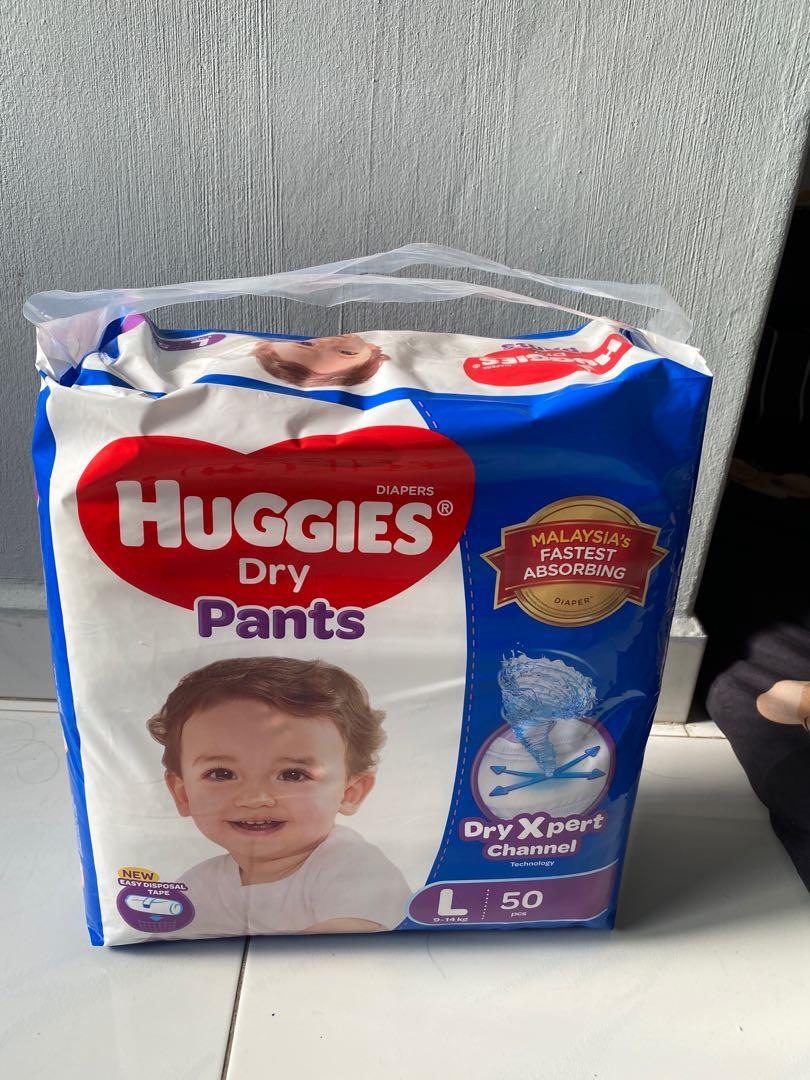 Huggies Dry Pants, Babies & Kids, Bathing & Changing, Diapers & Baby