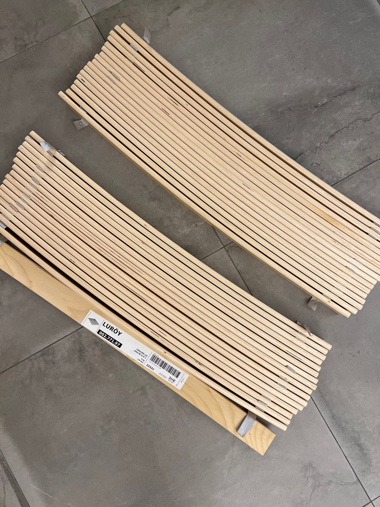 Ikea Luroy Slatted Bed Base, Furniture & Home Living, Furniture, Bed
