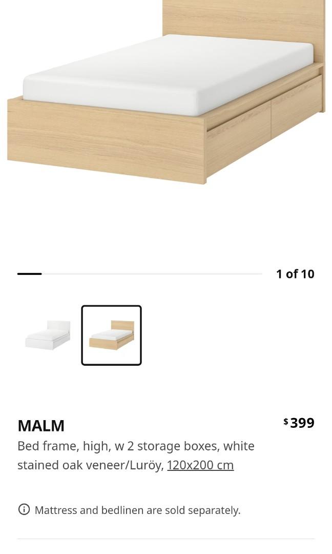 Ikea Malm bed, Furniture & Home Living, Furniture, Bed Frames