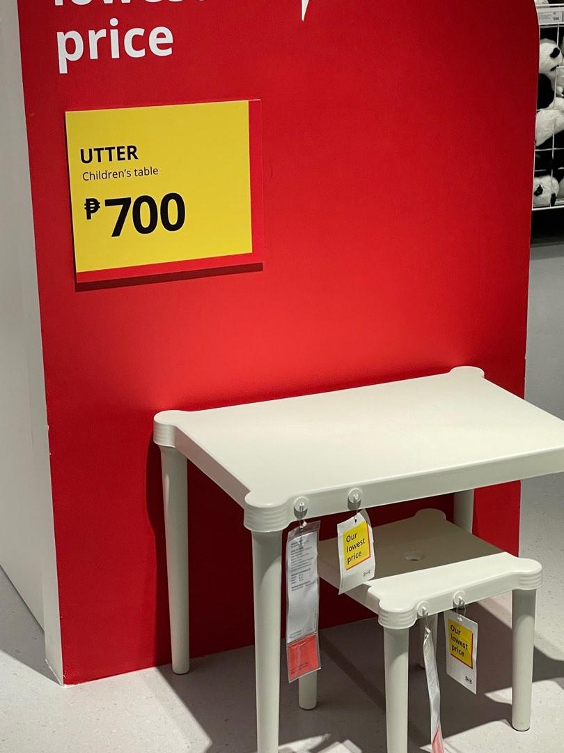IKEA PASABUY KIDS TABLE (Category: Changing Tables & Stations) located in Manila. Submitted by missielle (Listing ID 1182122809, Image 1). Description: + 150 service charge.