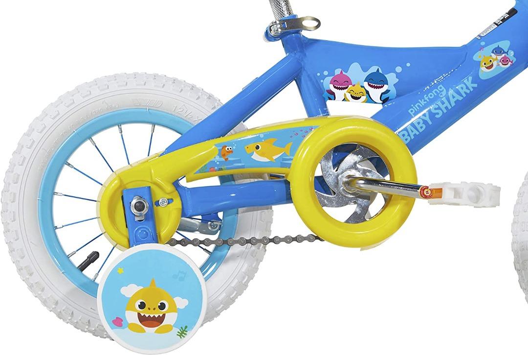 INSTOCK Dynacraft 12 Inch Baby Shark Kids Bike with Removable
