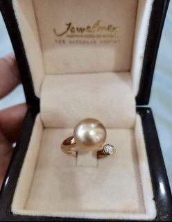 Jewelmer South Sea Pearl Comète Ring