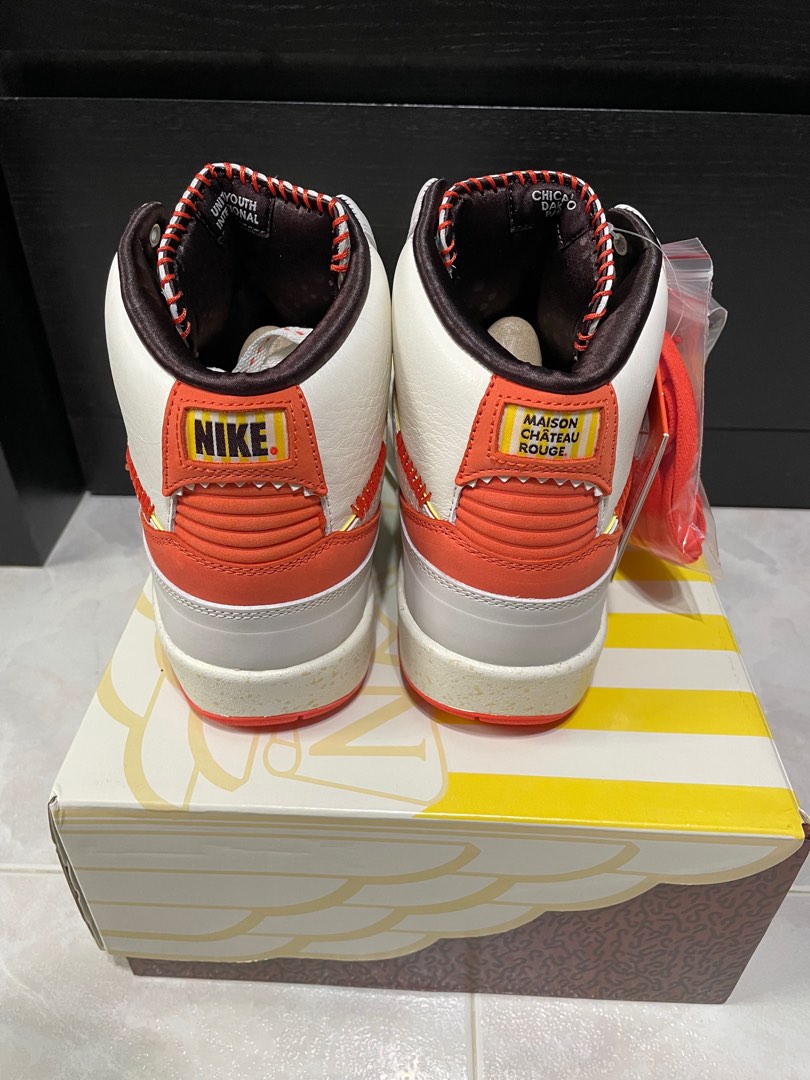 Jordan 2 x masion chateau rouge Men s Fashion Footwear Sneakers