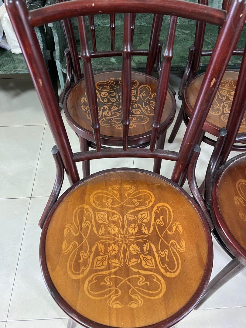 kopitiam chairs x6, Furniture & Home Living, Furniture, Chairs on Carousell