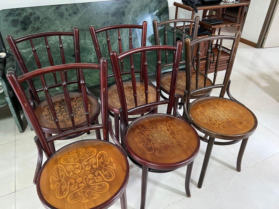 kopitiam chairs x6, Furniture & Home Living, Furniture, Chairs on Carousell