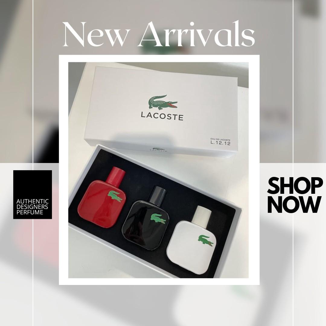 Lacoste best sale perfume set