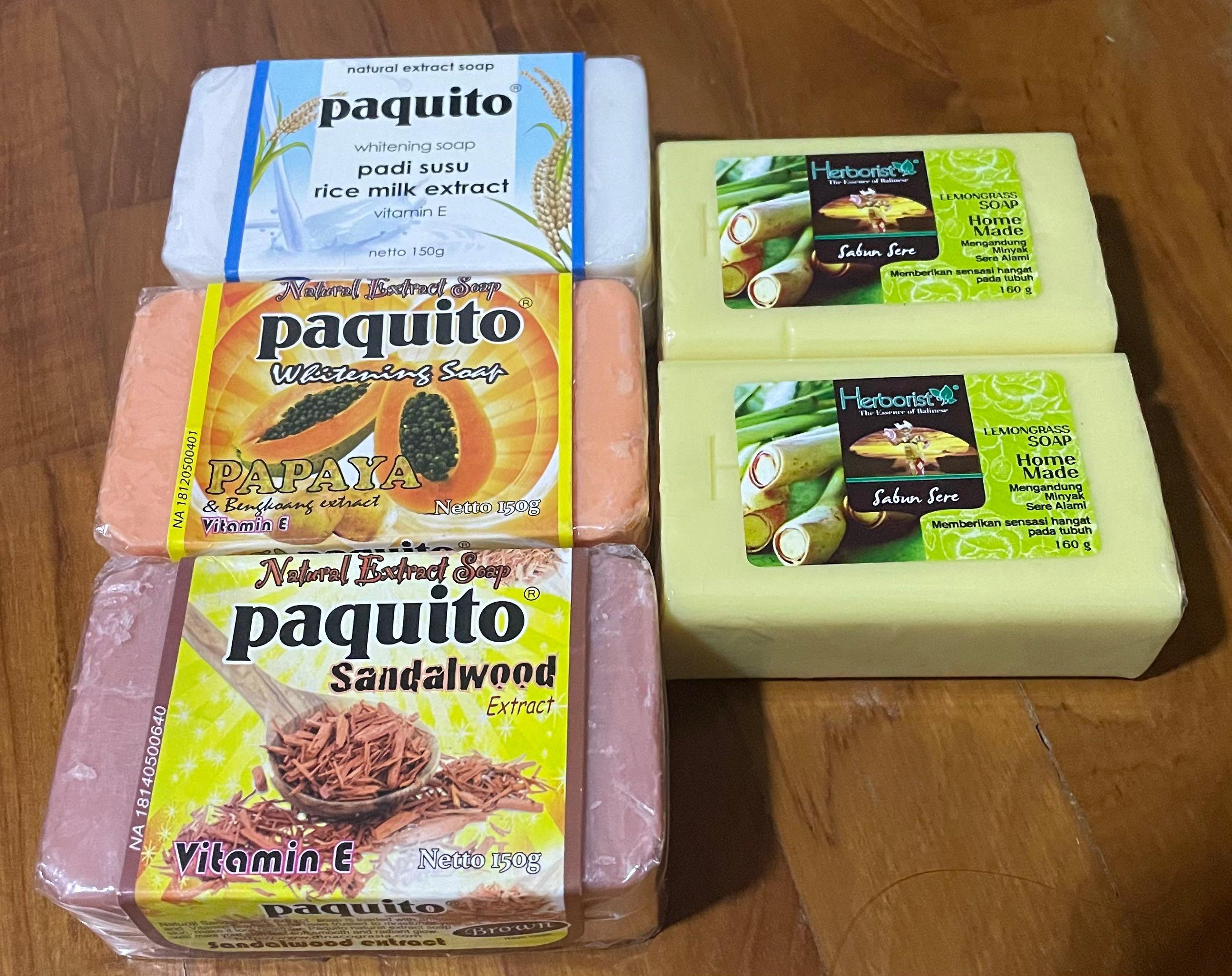 Lemongrass bar soap / rice milk bar soap / sandalwood bar soap / papaya bar soap / Argan oil bar