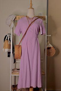 Lilac Korean Dress
