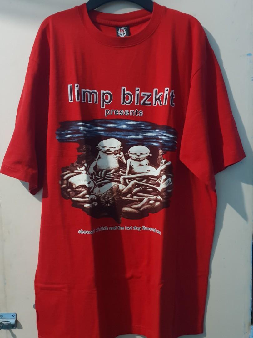 Limp Bizkit Men's Vintage T-Shirt - Oversized Black Tee With