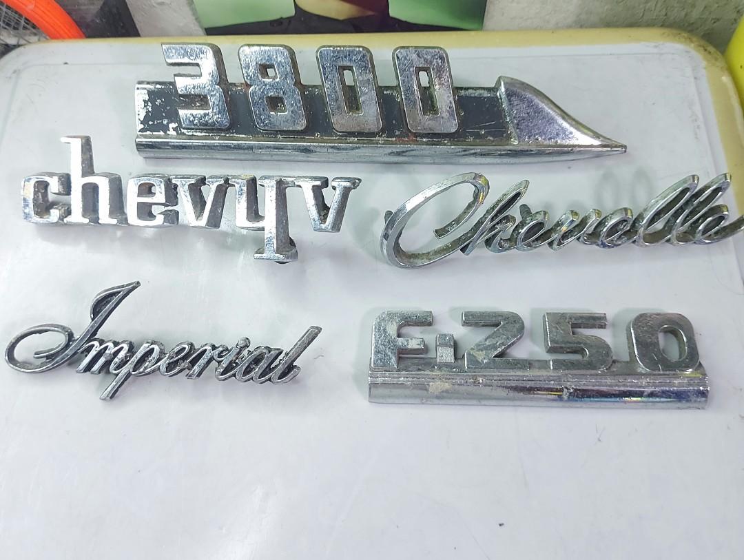 LOT VINTAGE CAR EMBLEM, Car Parts & Accessories, Emblem, Sticker and