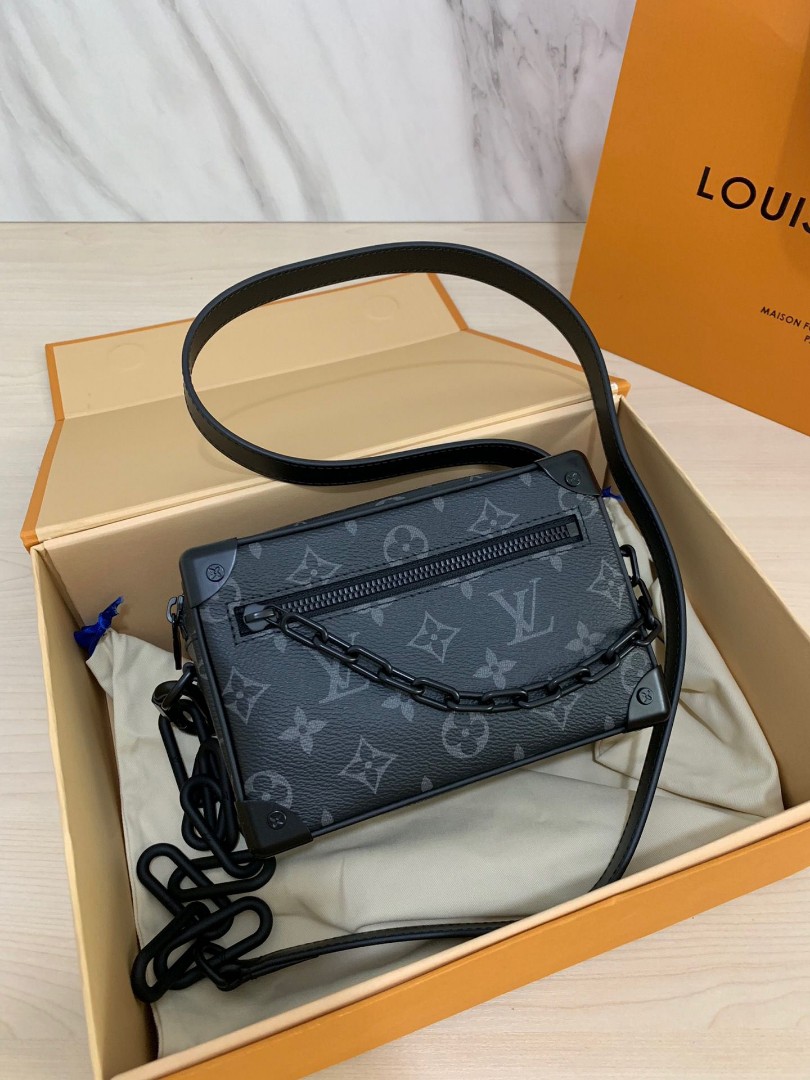Louis Vuitton Monogram Massacar Canvas Clutch Box Bag Silver Hardware 2020  Available For Immediate Sale At Sothebys