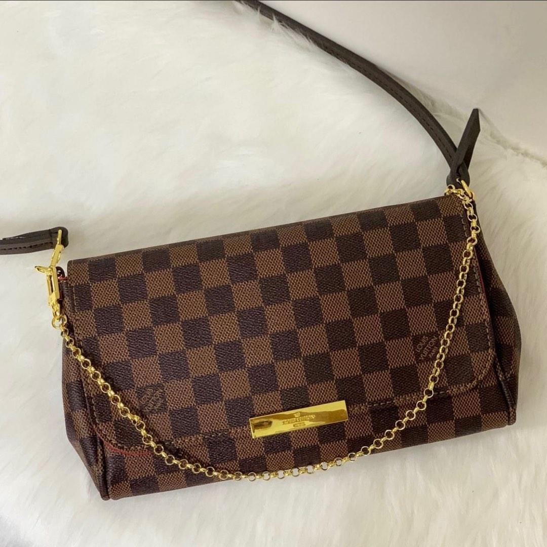 LV FAVORITE DAMIER TWO WAY BAG, Luxury, Bags & Wallets on Carousell