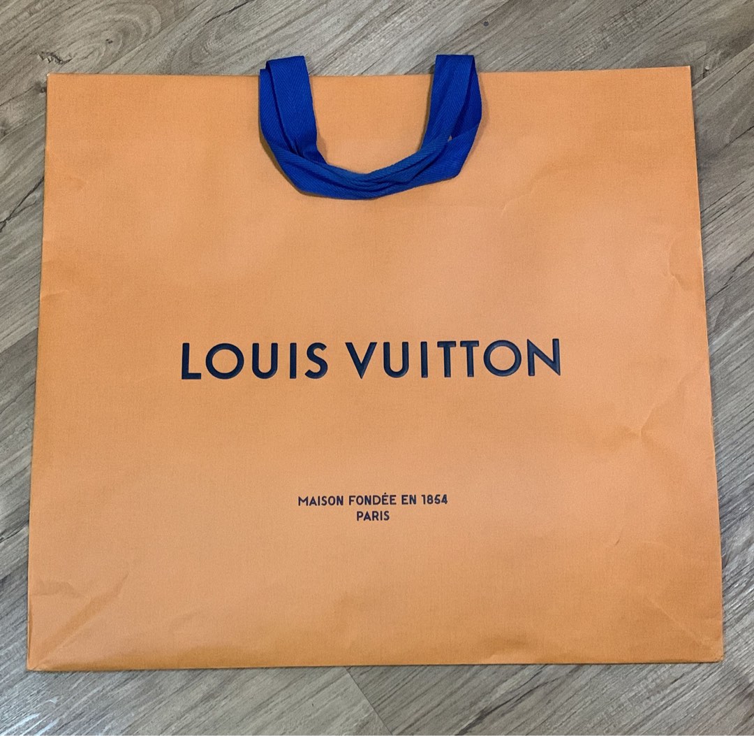 Lv paper bag, Luxury, Bags & Wallets on Carousell