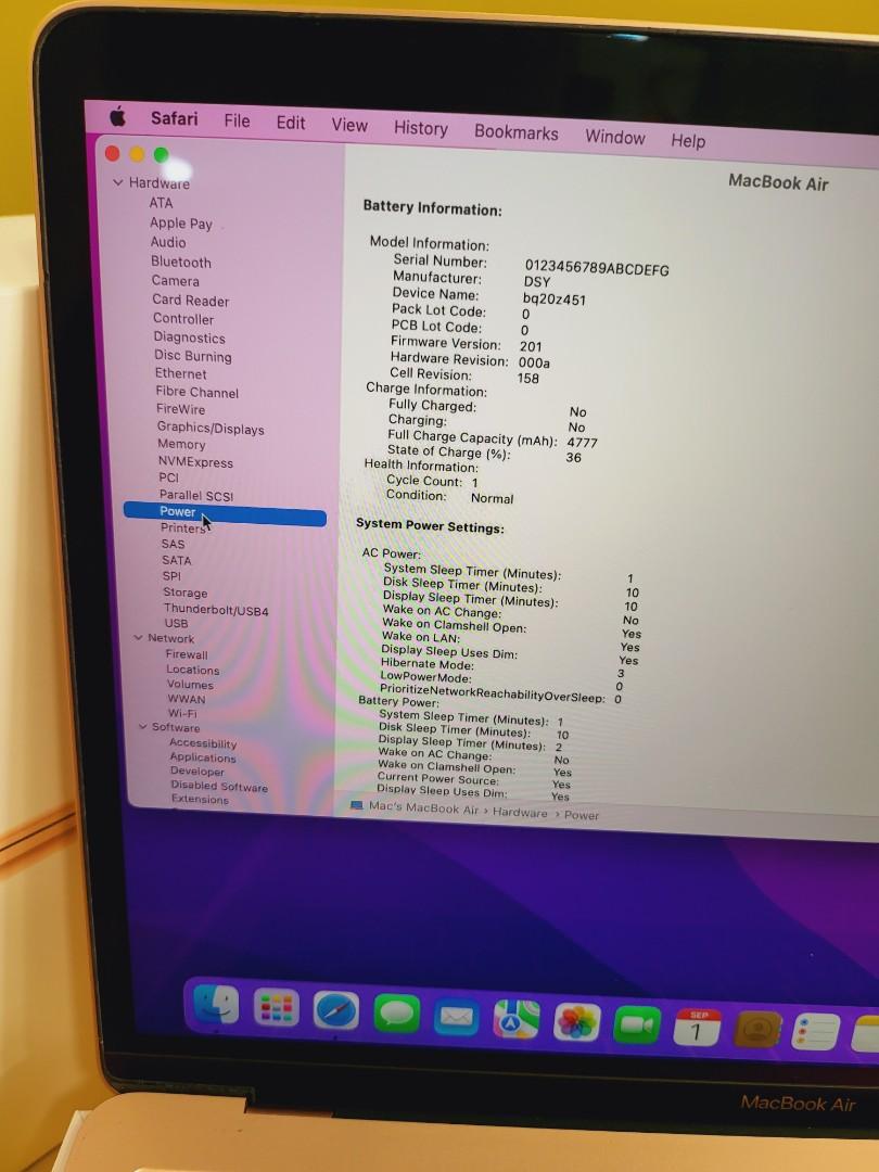 MacBook Air 13 inch i5 9024, Computers & Tech, Laptops & Notebooks on