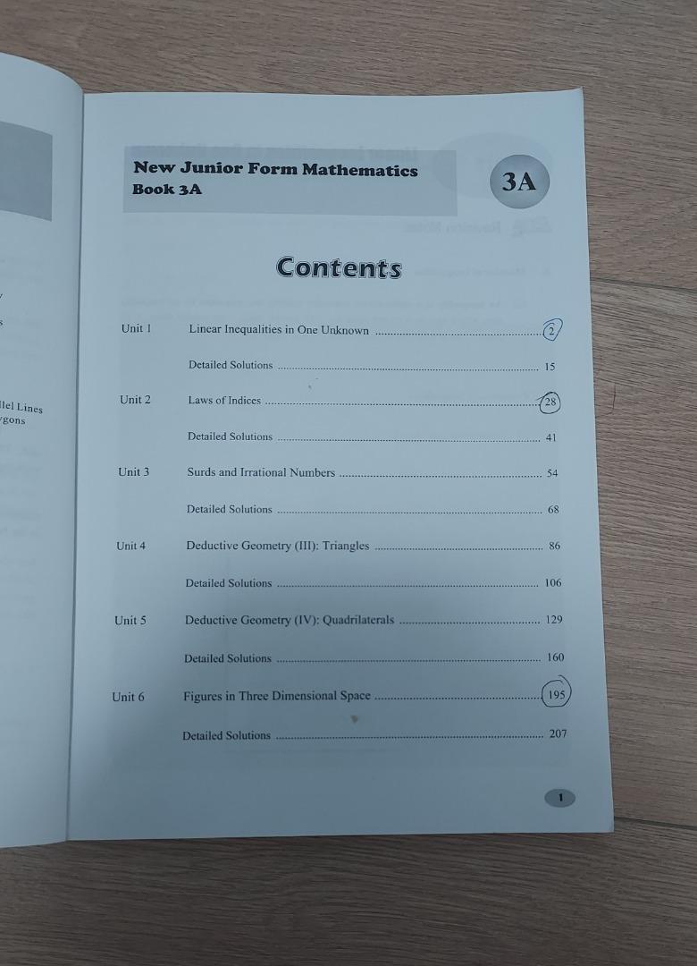 Mathematics Worked Examples and Exercises 3A Form 3 level), 興趣及遊戲, 書本 ...