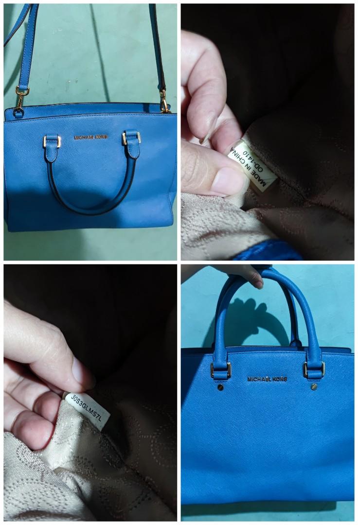 Tas Michael Kors Selma Large Saffiano Satchel Luggage flash sale