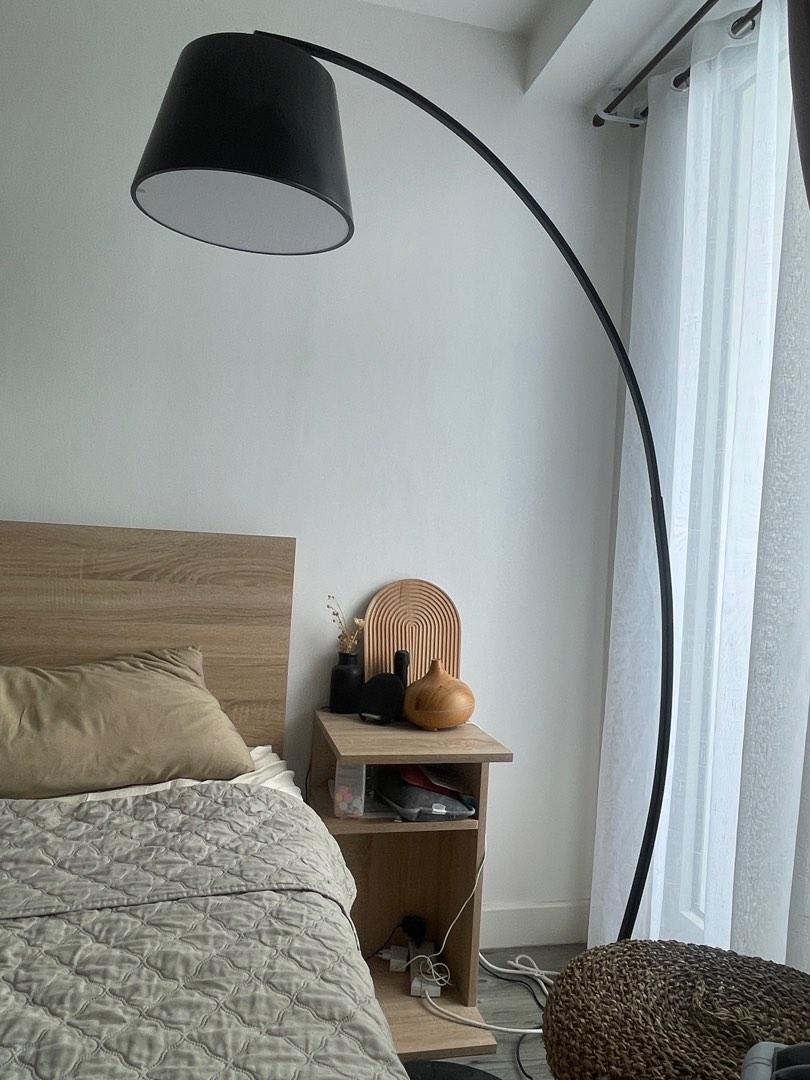 Modern Mid Century Arched Floor Lamp, Furniture & Home Living, Lighting