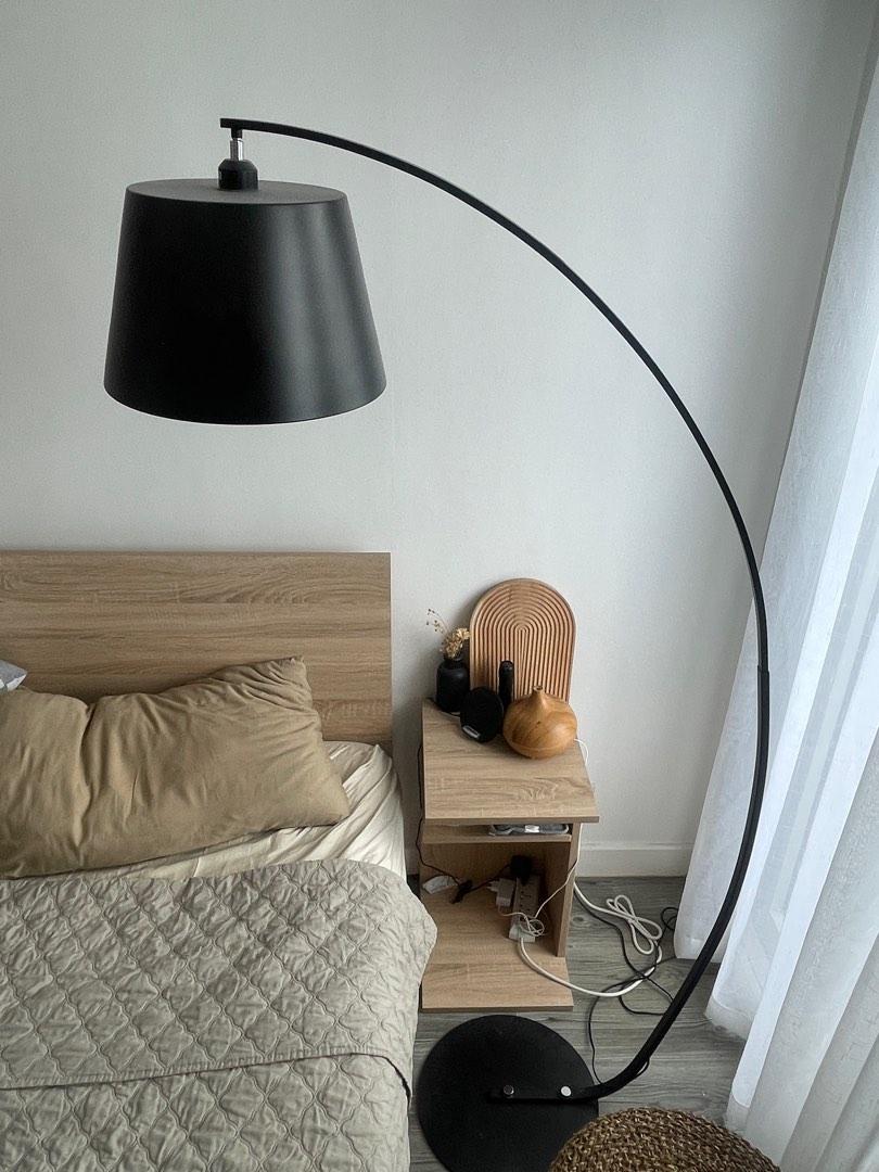 Modern Mid Century Arched Floor Lamp, Furniture & Home Living, Lighting