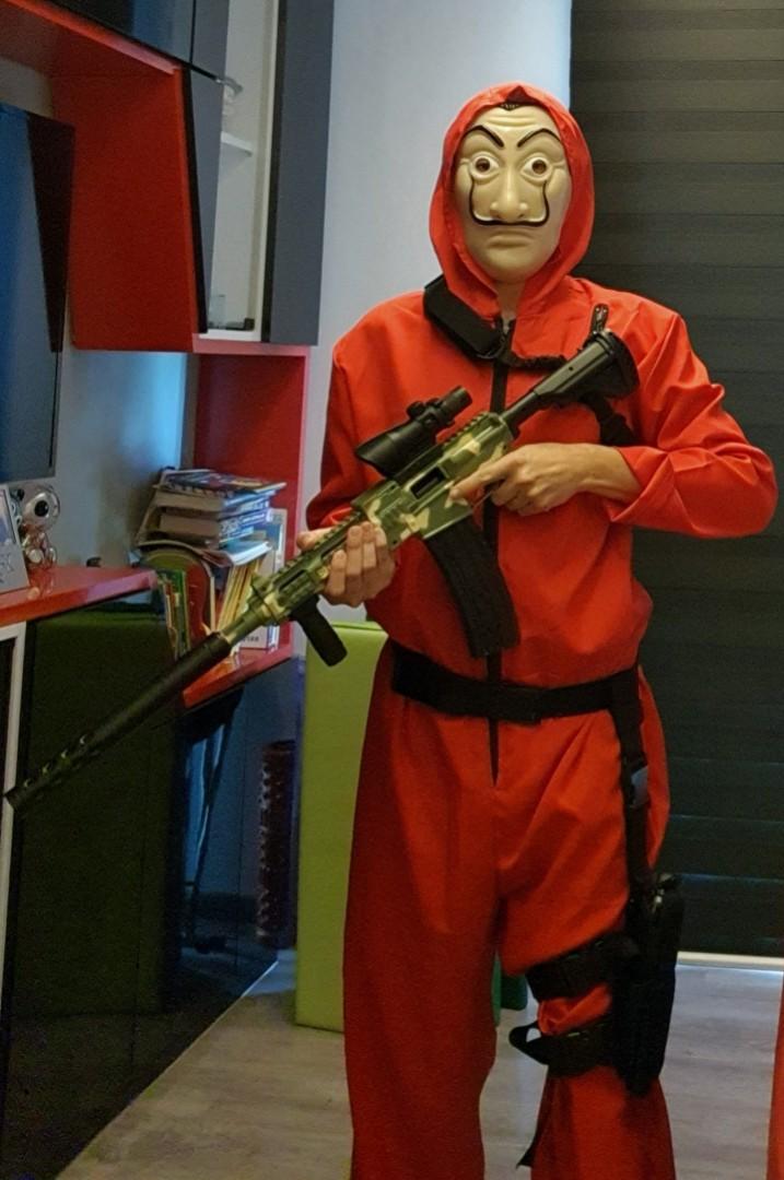 Money Heist Costume Full Set From 15., Hobbies & Toys, Toys & Games on