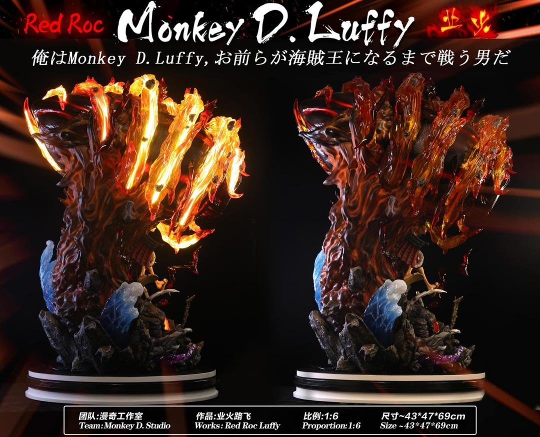 Monkey D Studio - Red Roc Luffy, Hobbies & Toys, Toys & Games on Carousell