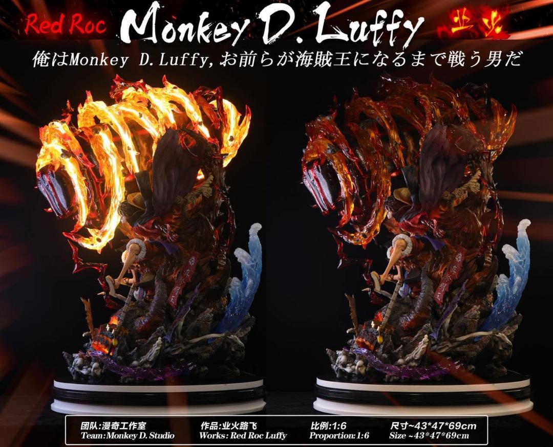 Monkey D Studio - Red Roc Luffy, Hobbies & Toys, Toys & Games on Carousell