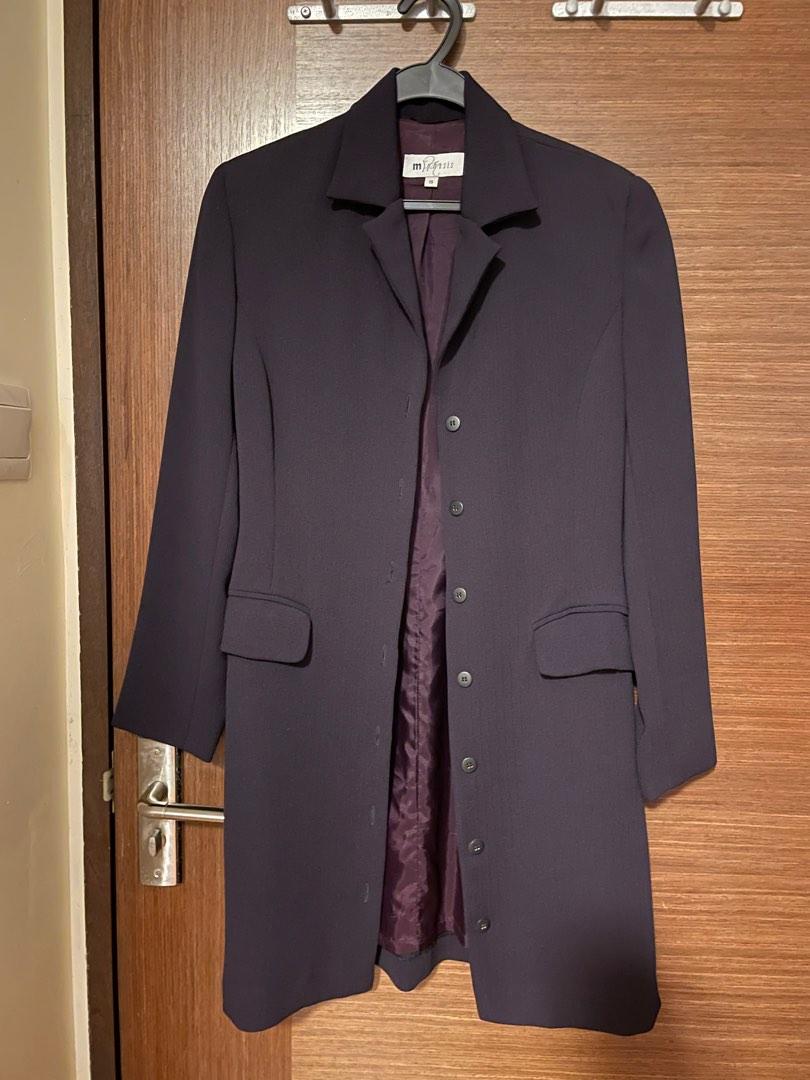 Purple hotsell long jacket